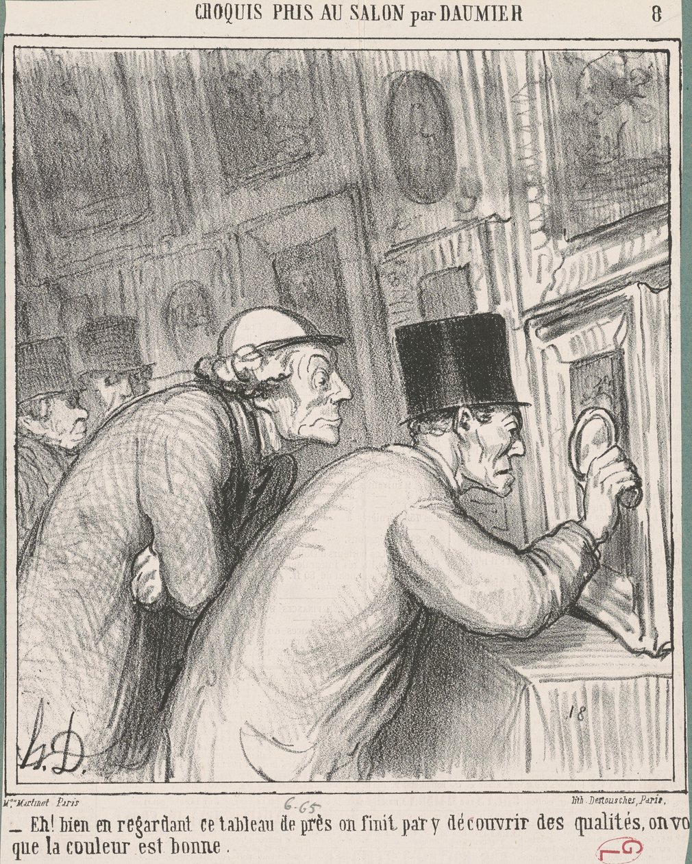 Hei! Ta en god titt på denne tabellen av Honoré Daumier
