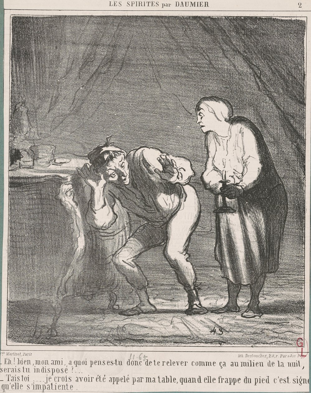 Hei! Vel... min venn, hva tenker du på? ... av Honoré Daumier