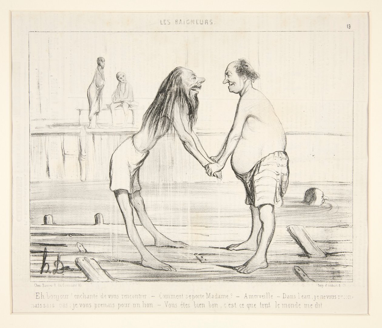 Hei hei! hyggelig å møte deg av Honoré Daumier