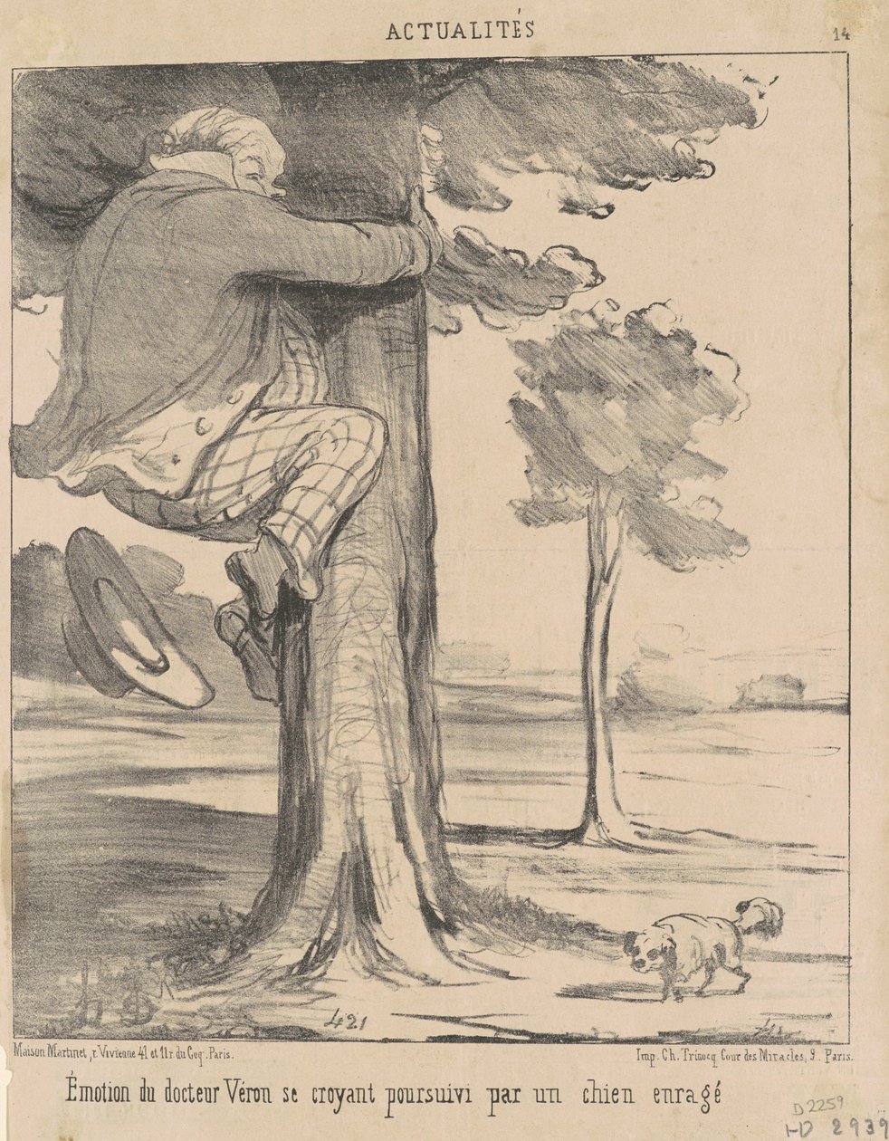Følelsen til doktor Véron... av Honoré Daumier