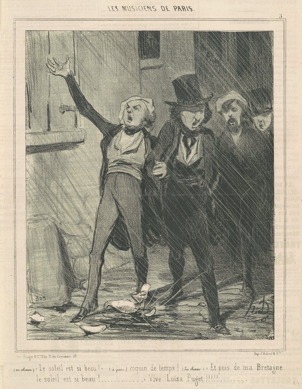I kor. Solen er så vakker... av Honoré Daumier