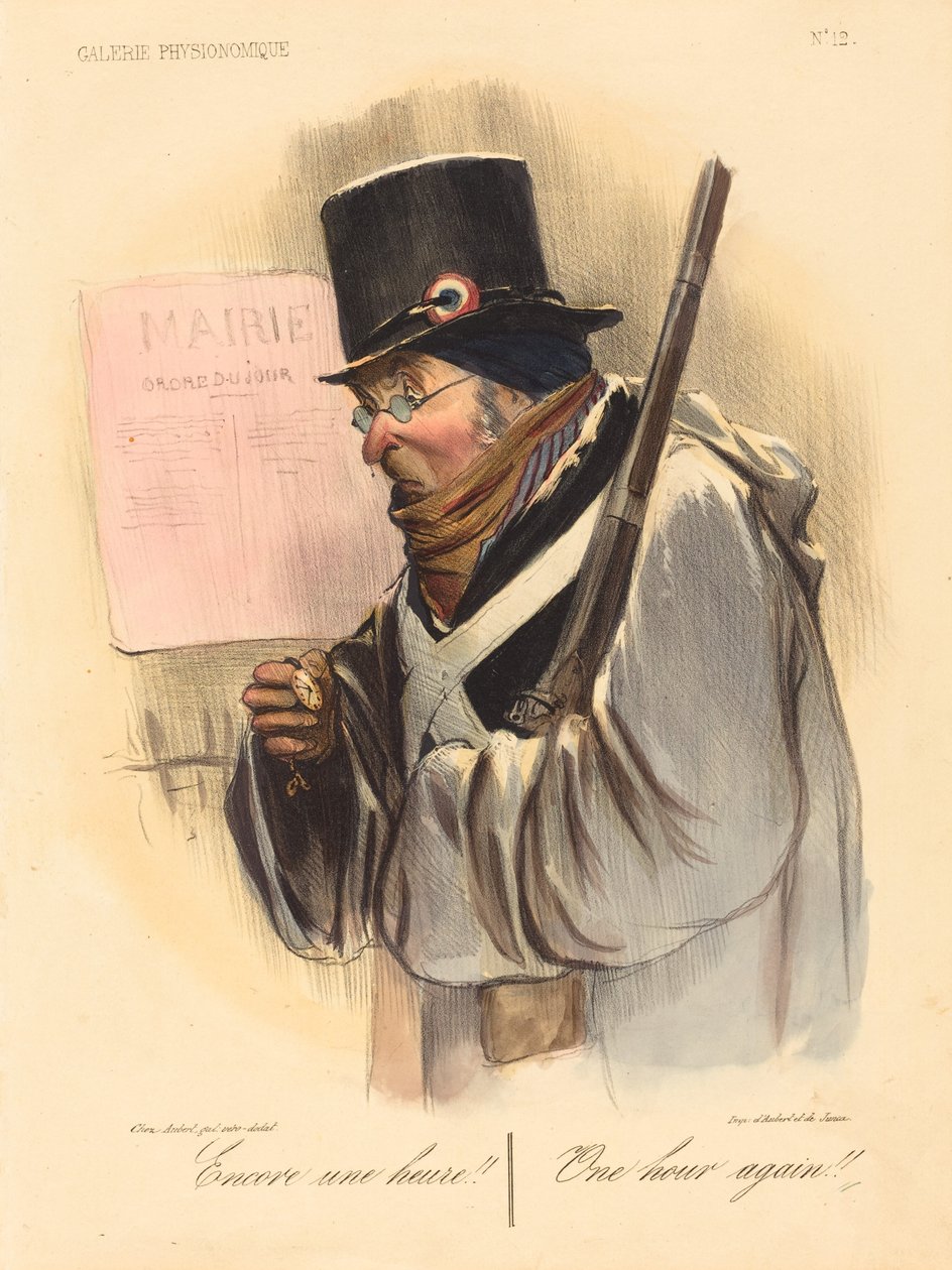 Nok en time!! av Honoré Daumier
