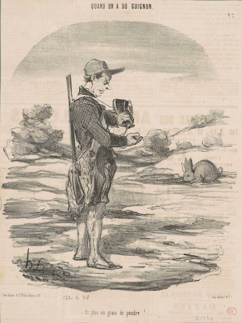 Og ikke et pulverkorn! ... av Honoré Daumier