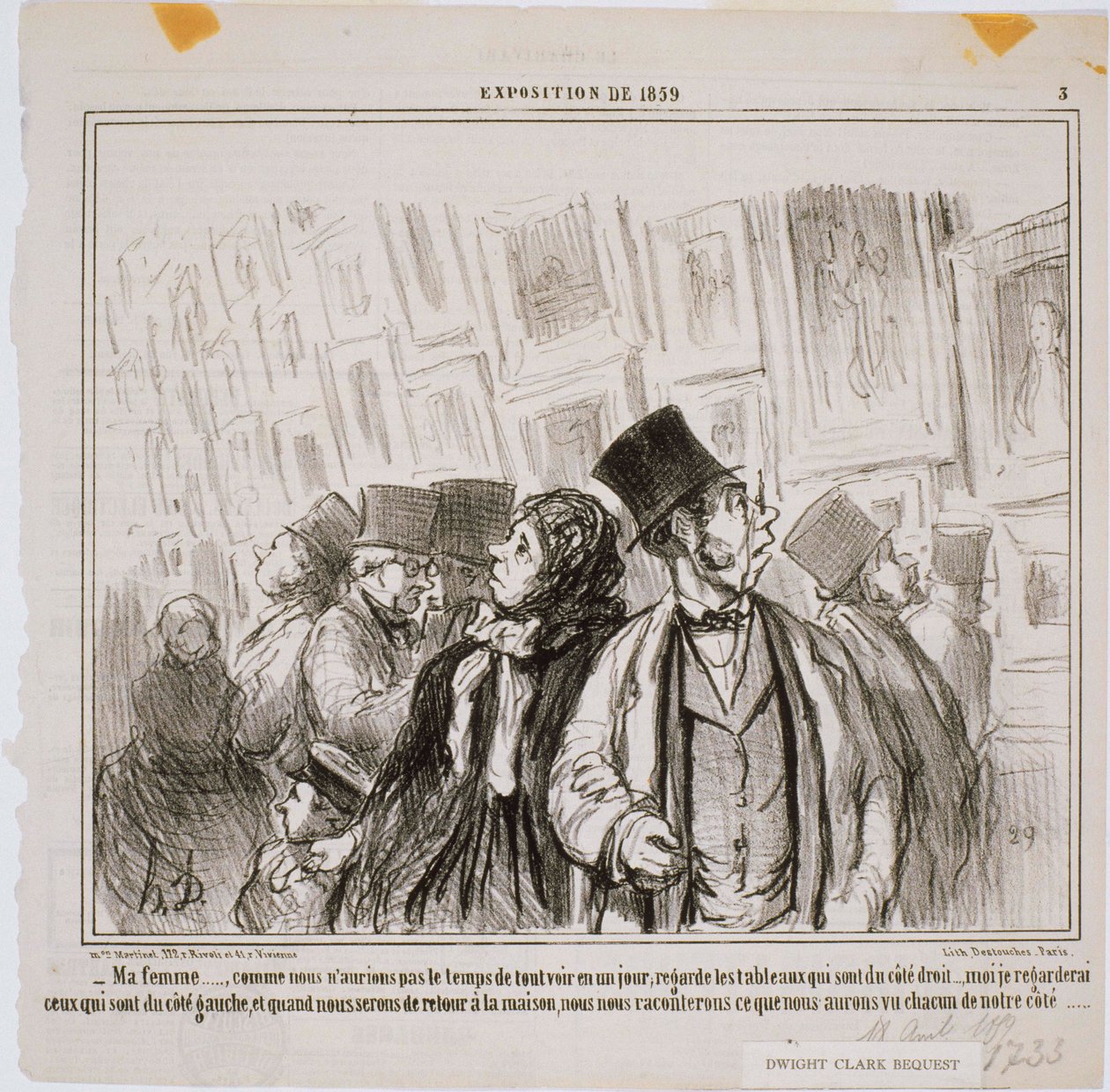 Utstilling av 1859 - Min kone... Som vi ikke ville ha gjort av Honoré Daumier