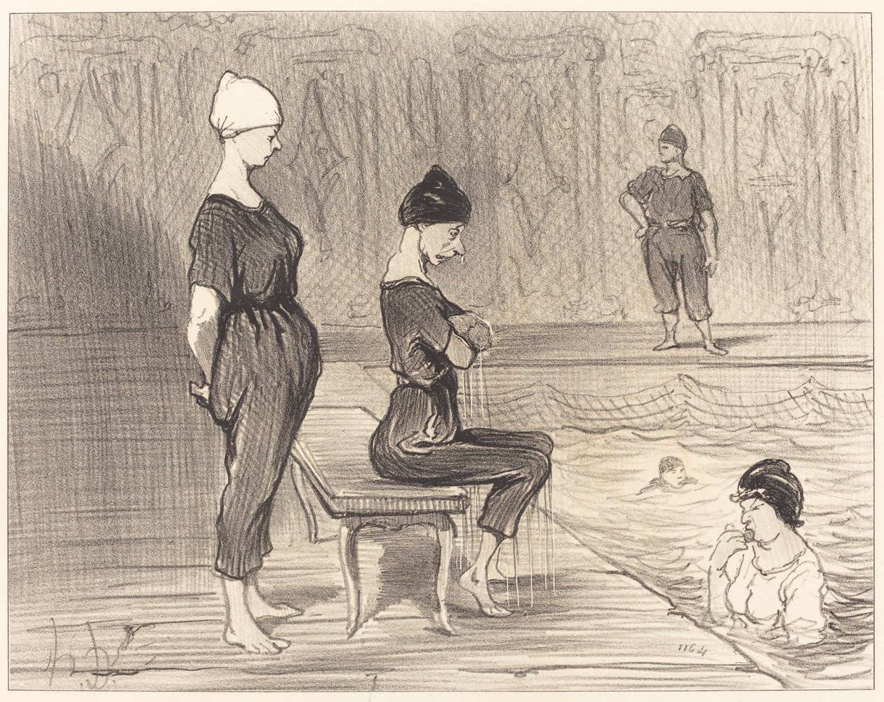 Å være en del av den bedre halvdelen... av Honoré Daumier
