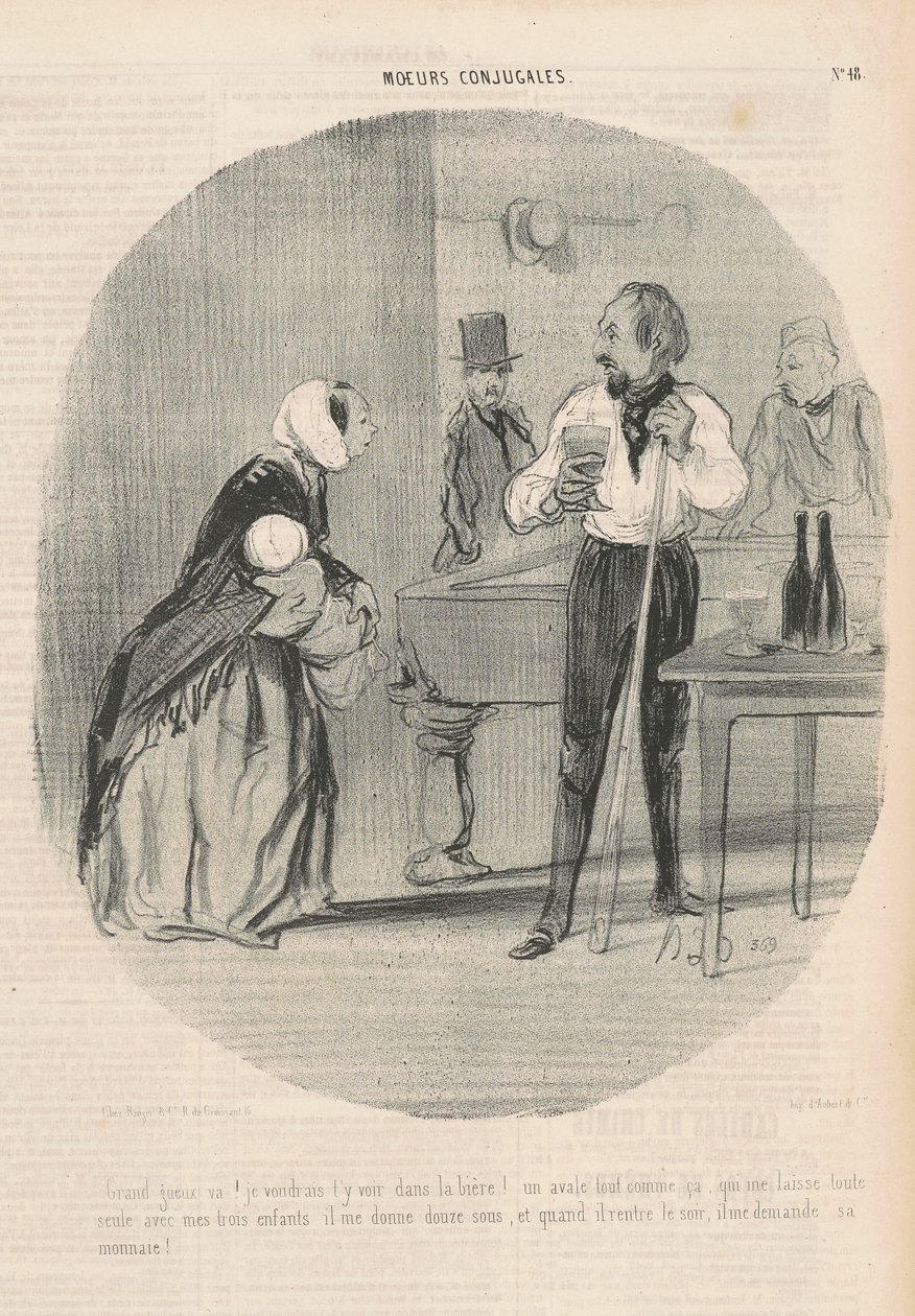 Stor tigger gå! Jeg vil gjerne se deg der av Honoré Daumier