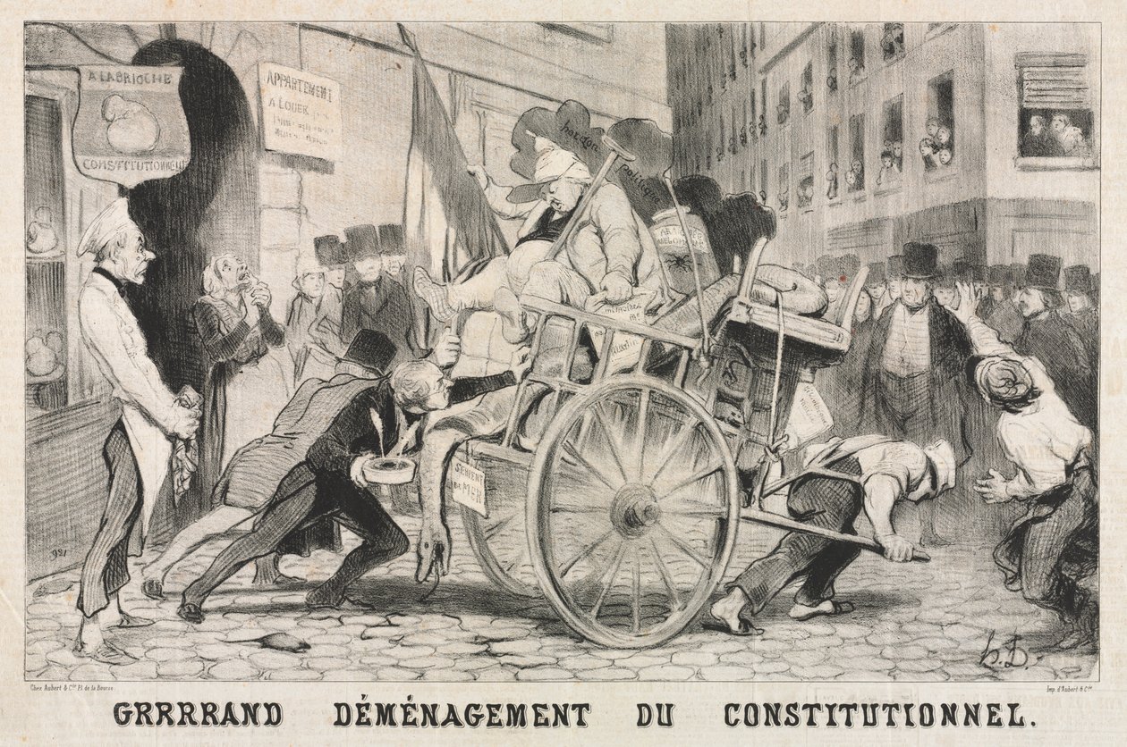 Stor fjerning av det konstitusjonelle etablissementet av Honoré Daumier
