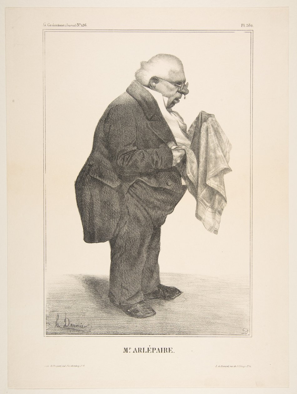 Harlé Père, publisert i La Caricature nr. 136, 5. juni 1833, 5. juni 1833. av Honoré Daumier
