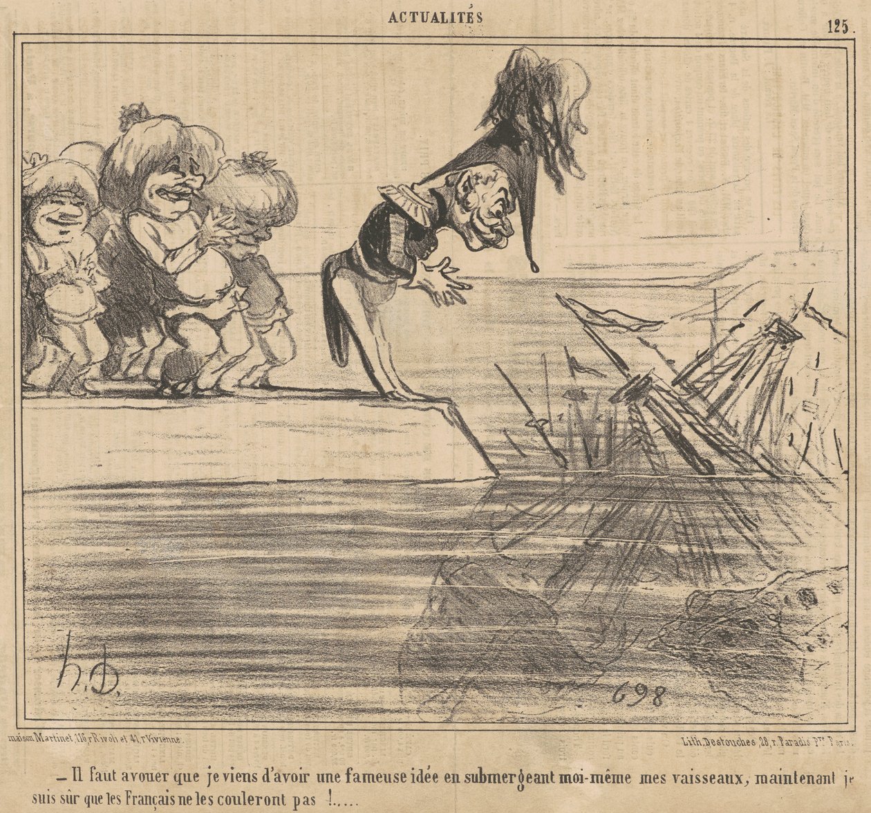 Jeg må innrømme at jeg nettopp hadde en... av Honoré Daumier