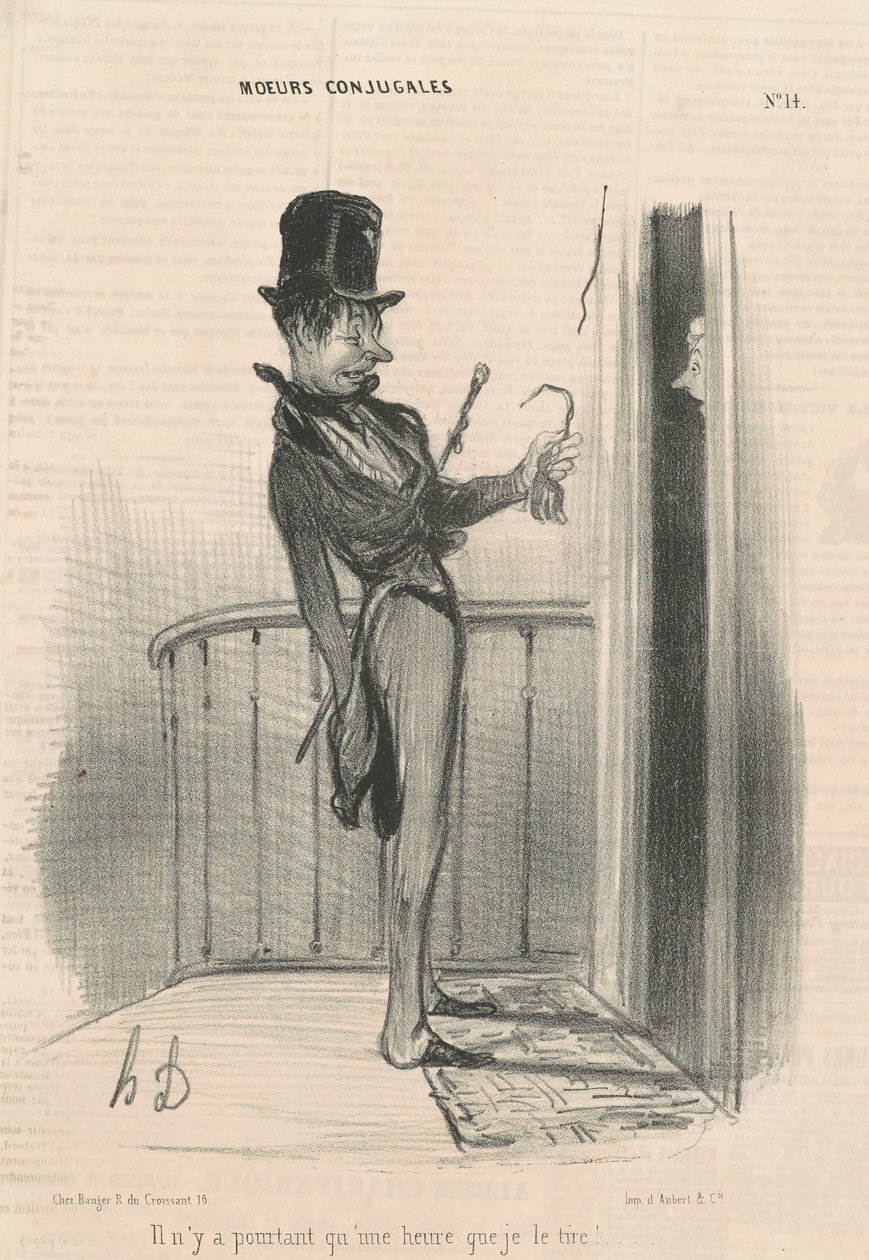 Men jeg har bare fotografert i en time! av Honoré Daumier