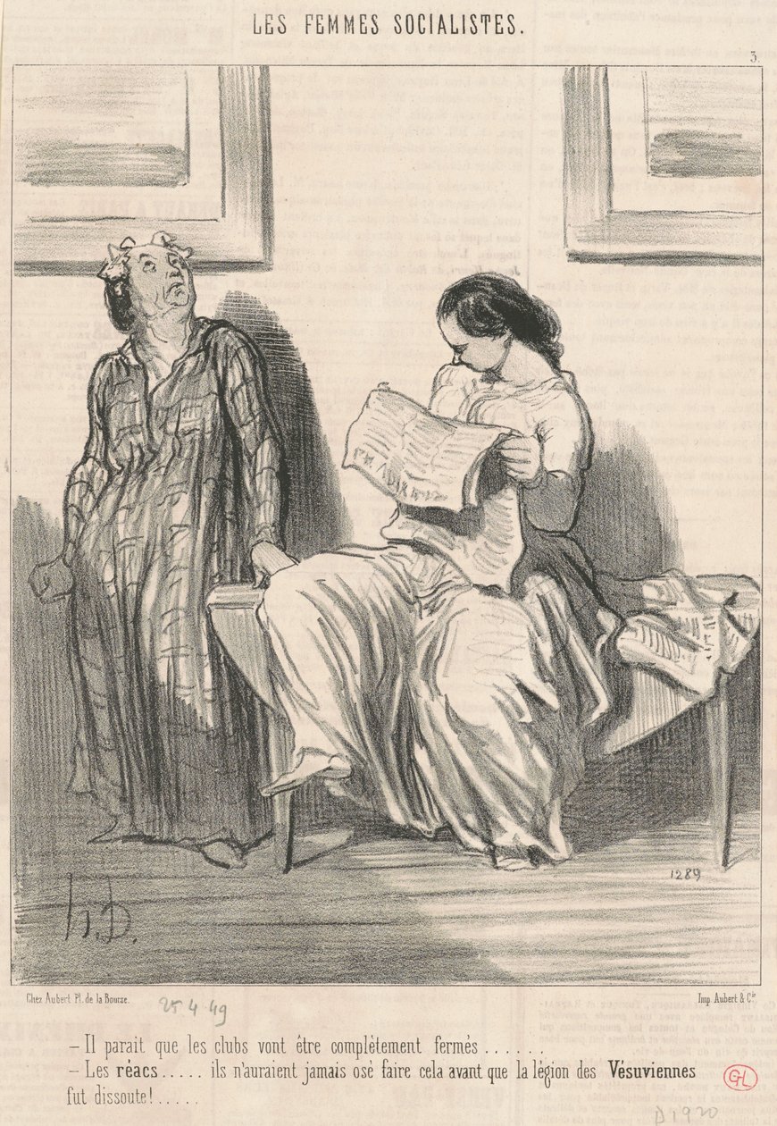 Det ser ut til at klubbene kommer til å bli... stengt... av Honoré Daumier