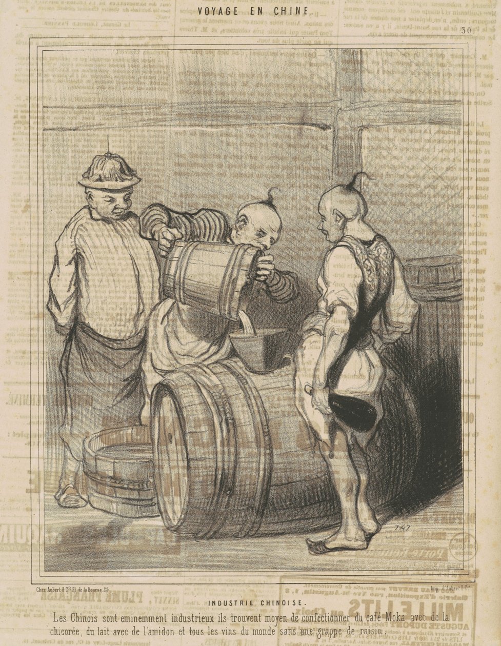 kinesisk industri av Honoré Daumier