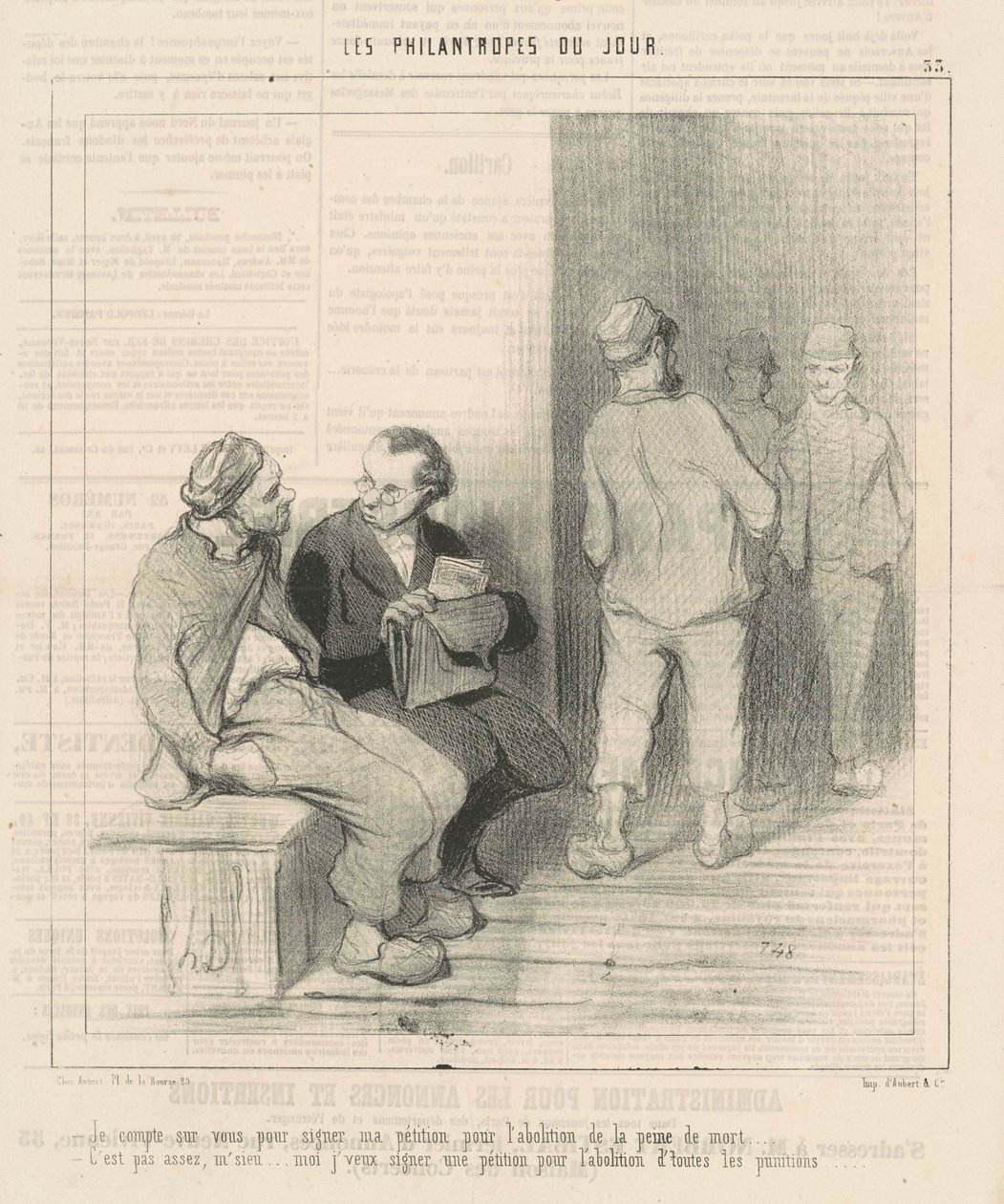 Jeg regner med at du skriver under av Honoré Daumier