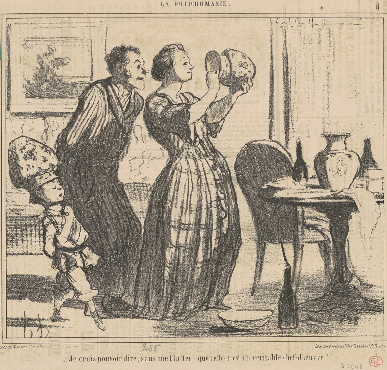 Jeg tror jeg kan si det uten å smigre meg selv... av Honoré Daumier