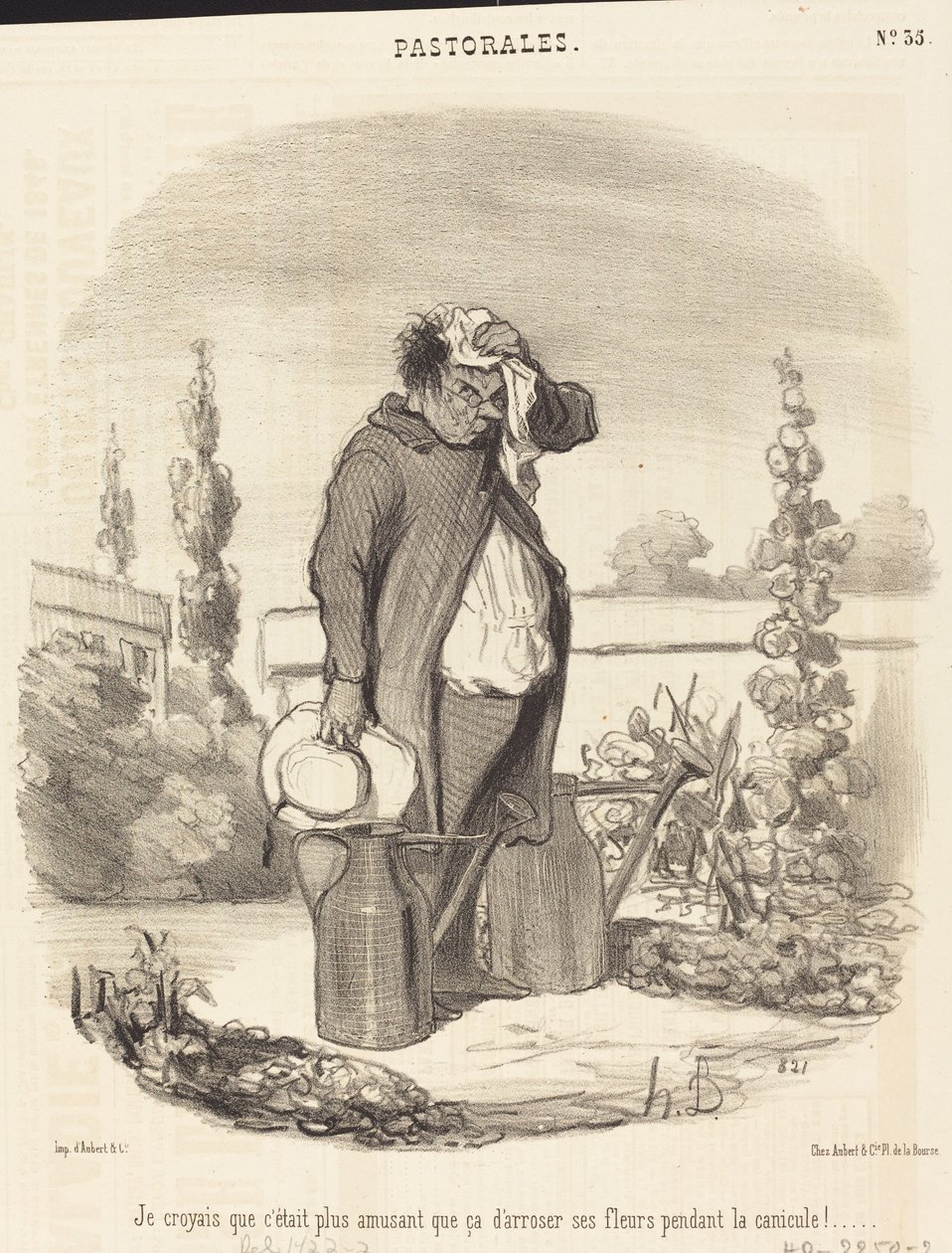 Jeg syntes det var morsommere enn som så... av Honoré Daumier