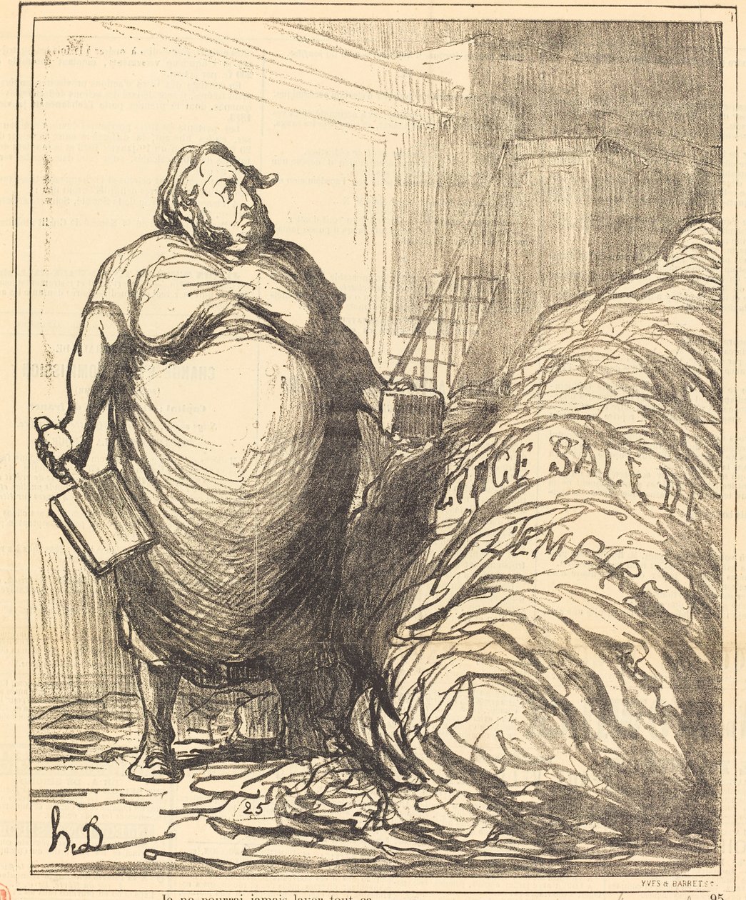 Jeg kan aldri vaske alt bort av Honoré Daumier