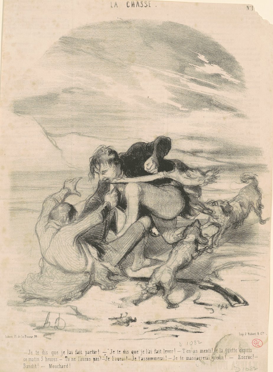 Jeg forteller deg at jeg fikk det til å gå av Honoré Daumier