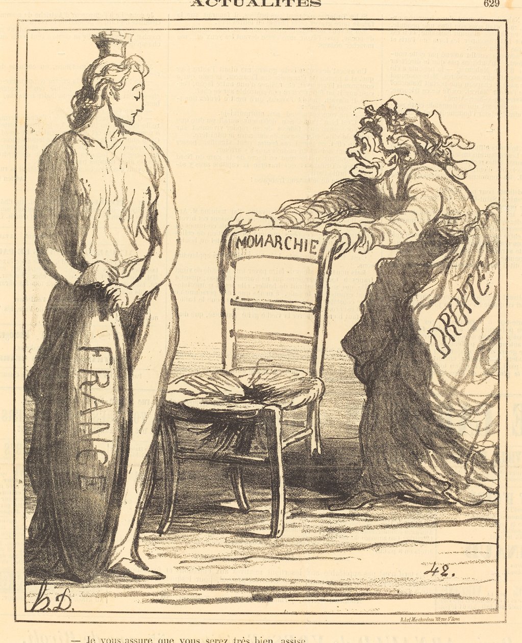 Jeg forsikrer deg om at du vil sitte veldig godt av Honoré Daumier