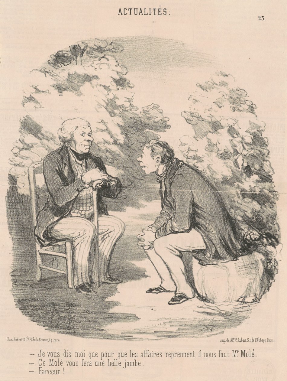 Jeg sier deg at ... vi trenger Mr. Molé ... av Honoré Daumier