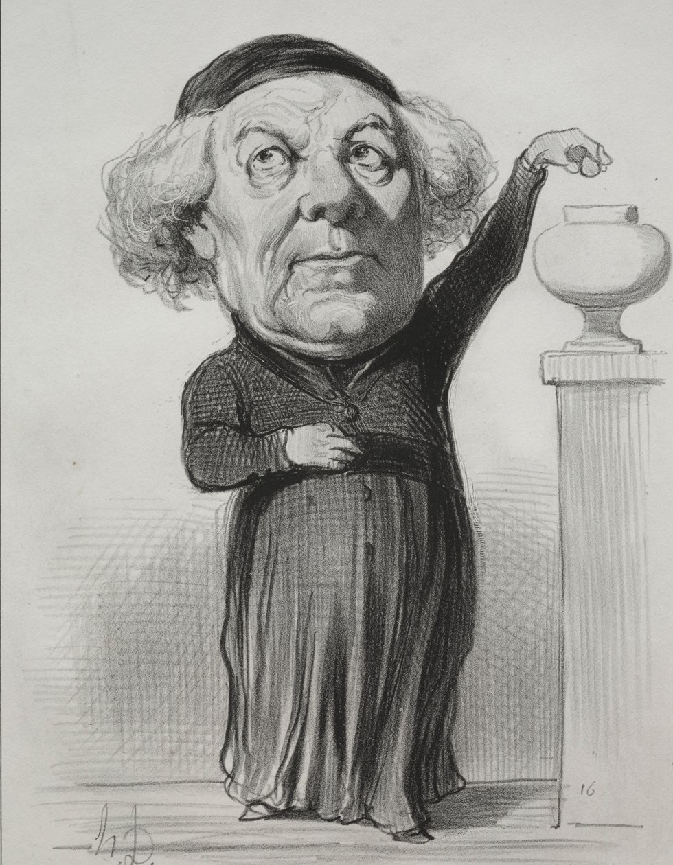 Jean-Jacques Fayet, biskop av Orleans av Honoré Daumier
