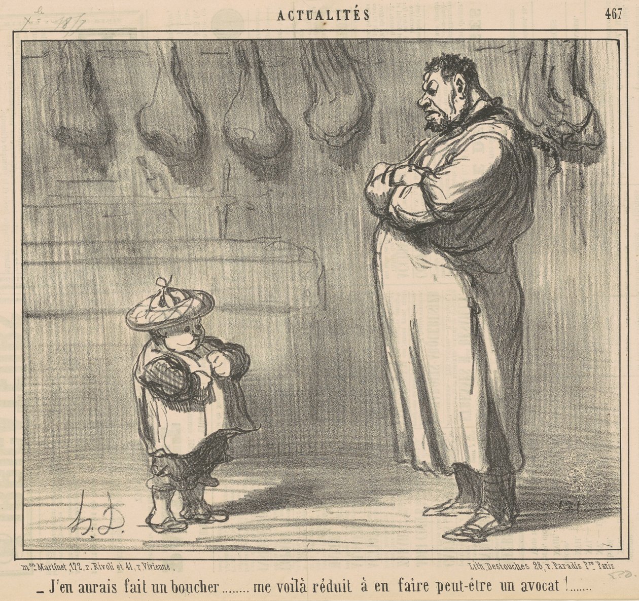 Jeg ville ha laget en slakter... av Honoré Daumier