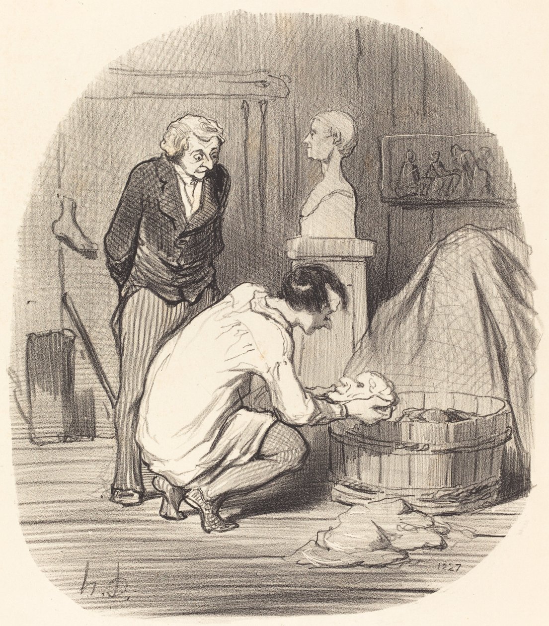 Kunstneren - det er det!... av Honoré Daumier