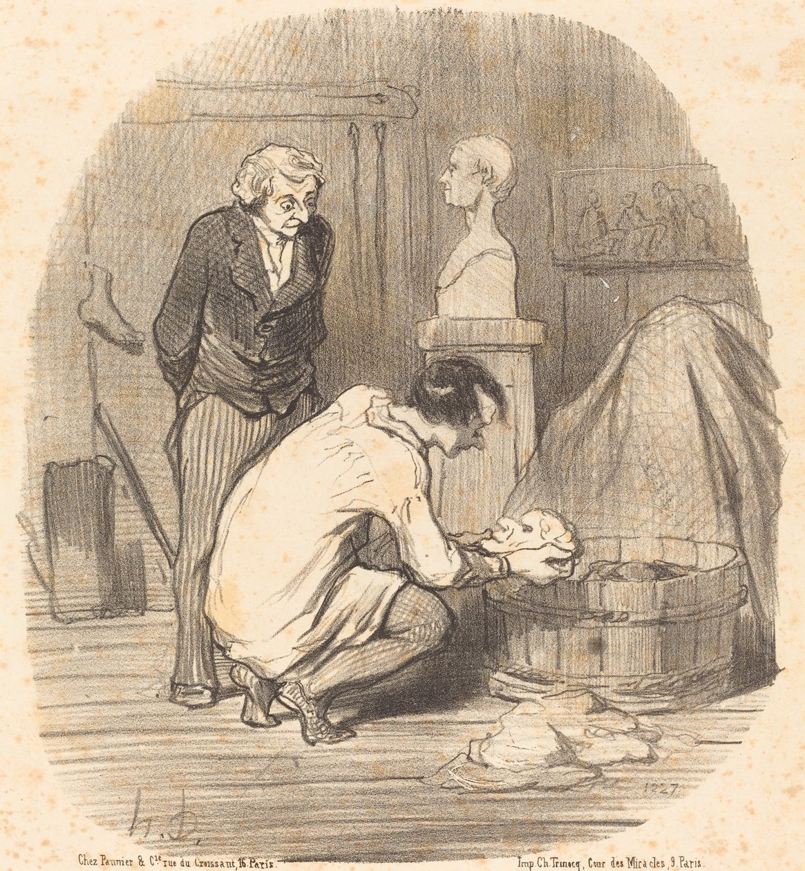 Kunstneren - det er det!... av Honoré Daumier