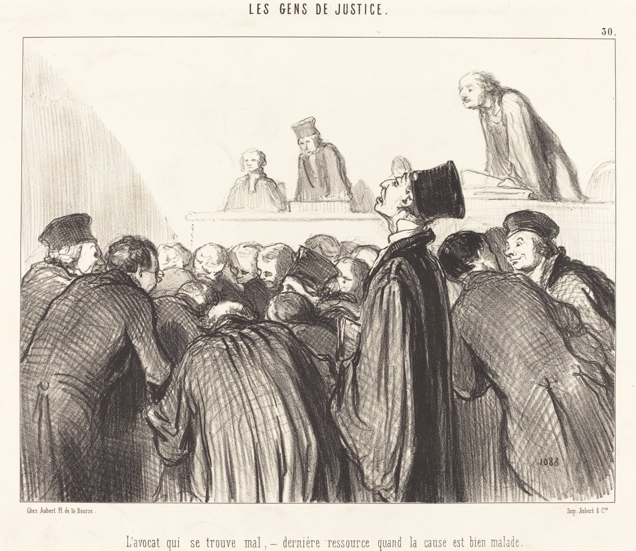 Advokaten som er syk av Honoré Daumier