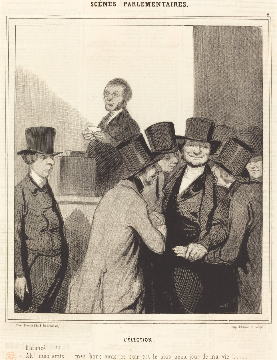 Valget av Honoré Daumier