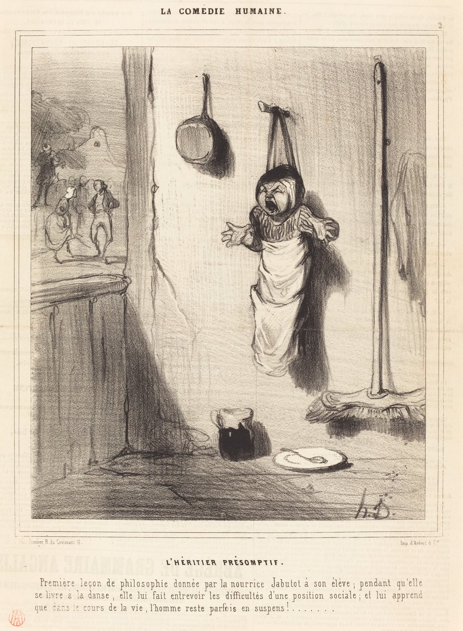 Arvingen av Honoré Daumier