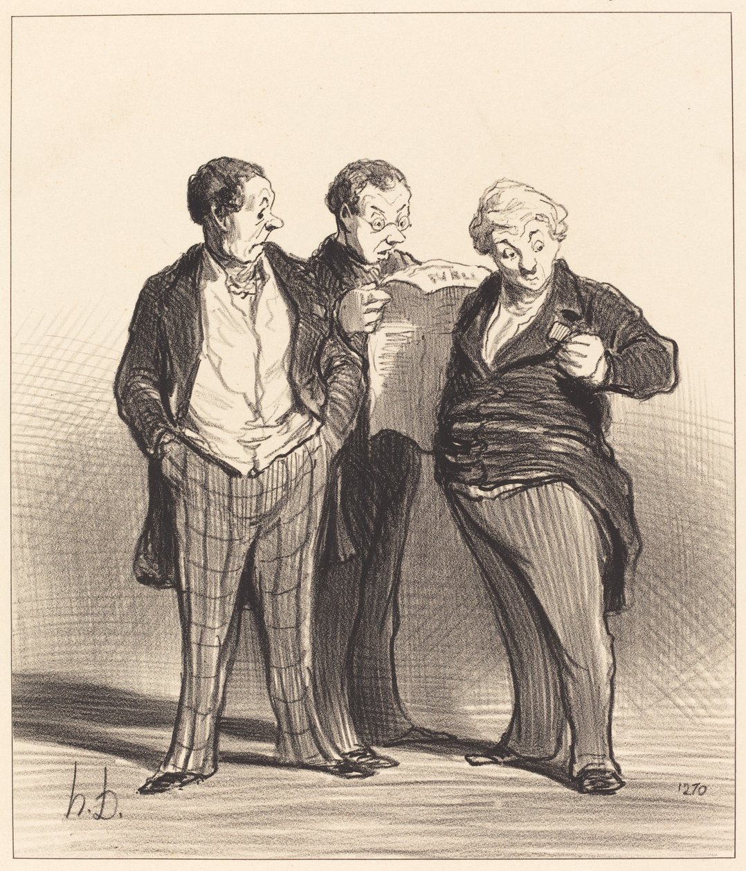 Forbudet mot bruk av dekorasjoner av Honoré Daumier