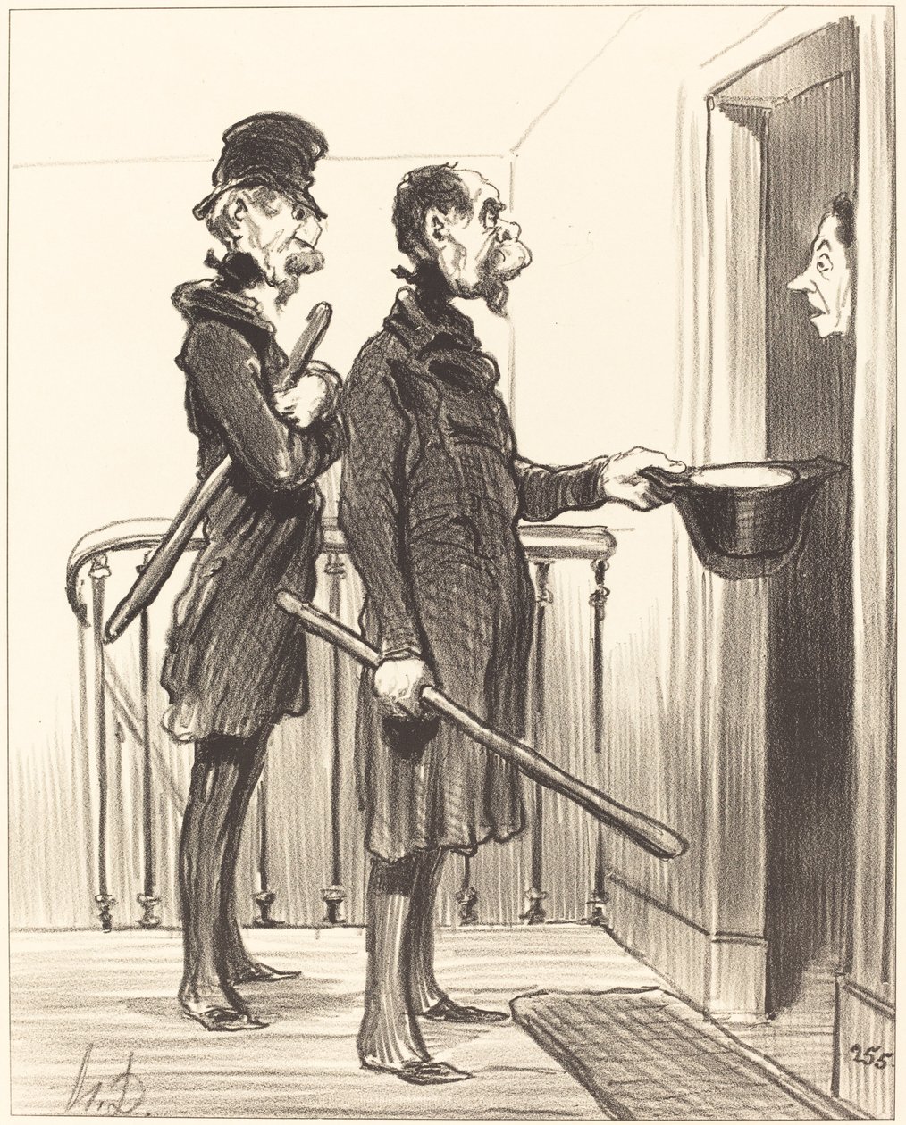 Napoleon-abonnementet av Honoré Daumier