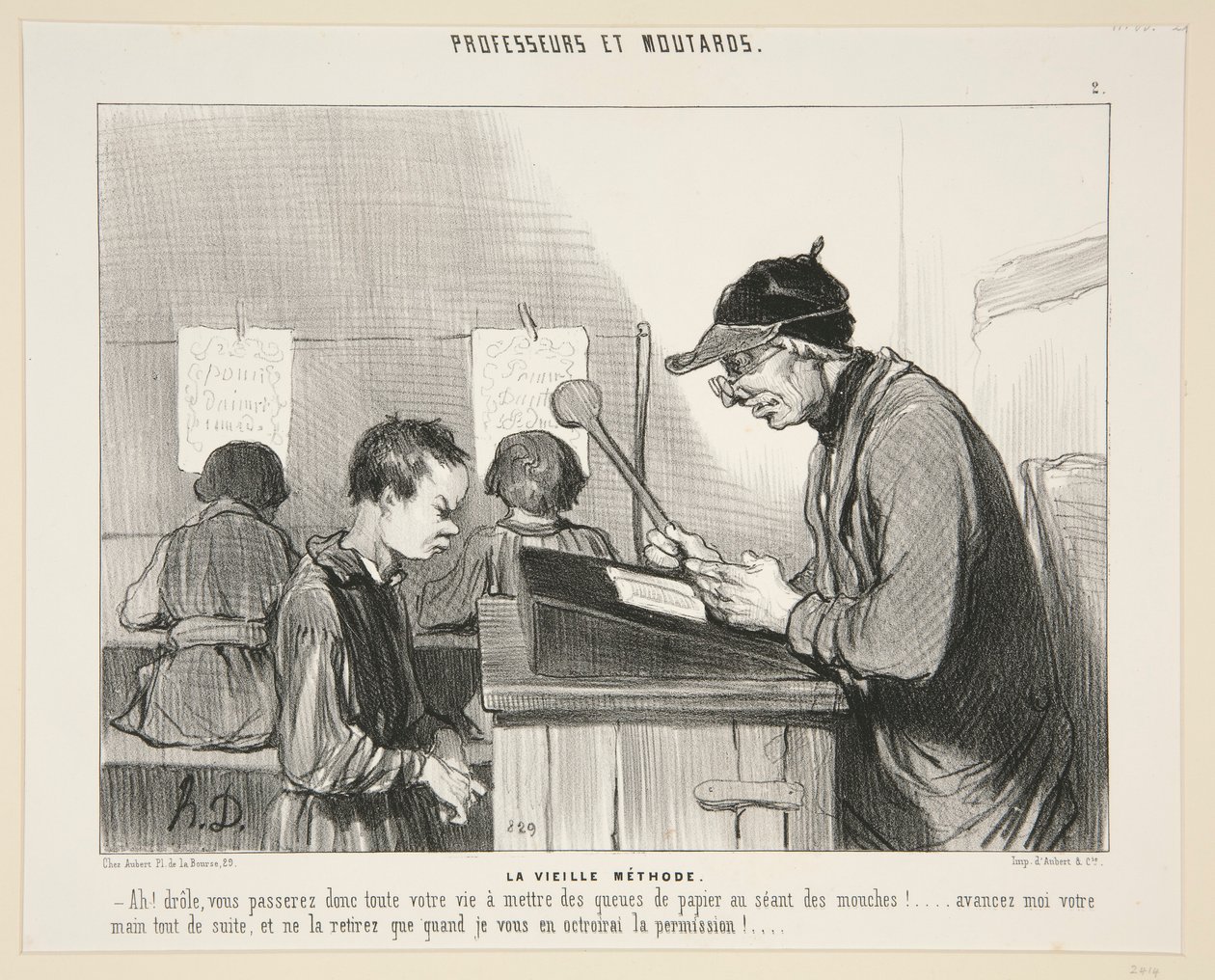 Den gamle M av Honoré Daumier