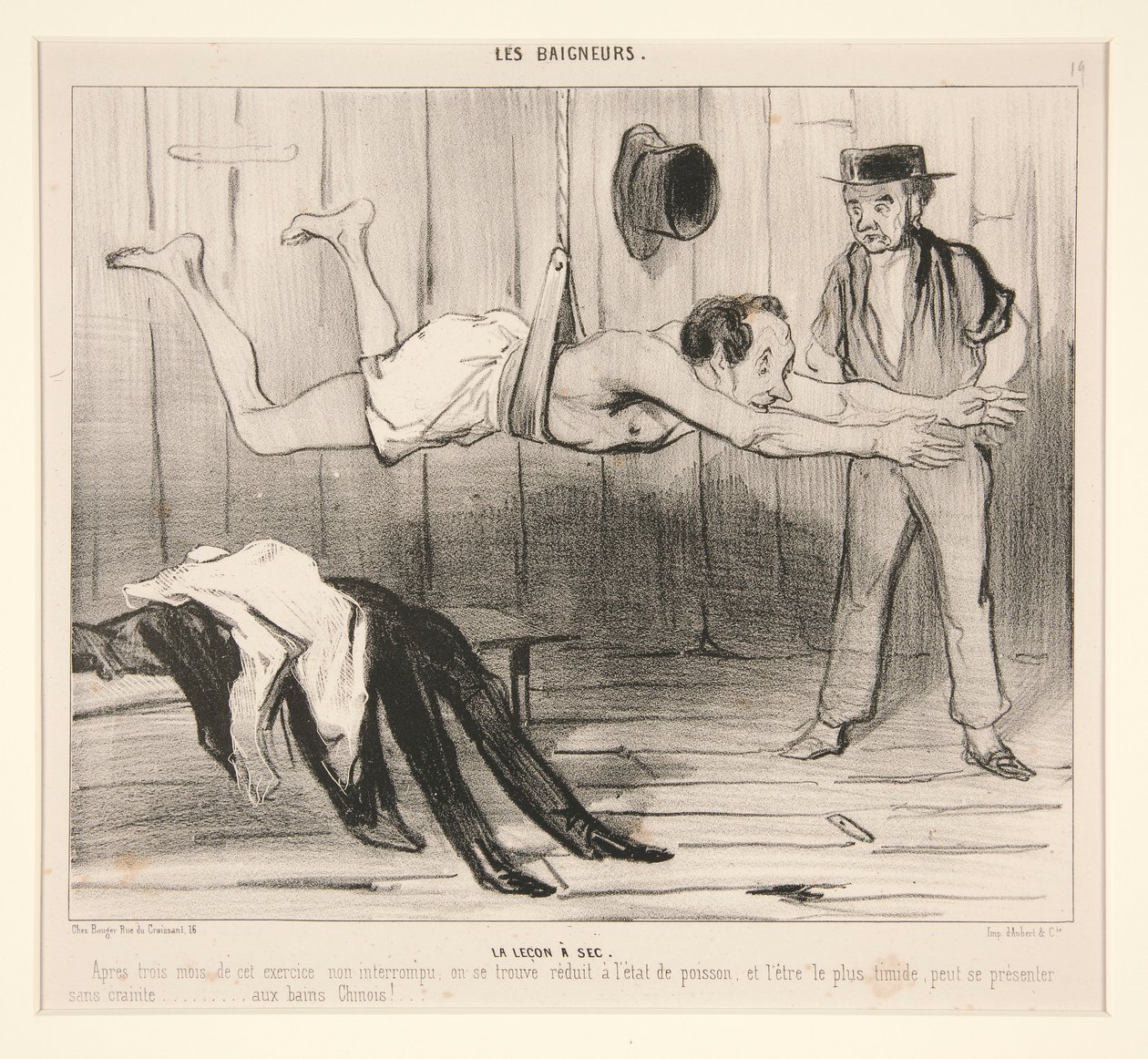 Leksjonen var tørr. Etter tre måneder med denne øvelsen av Honoré Daumier