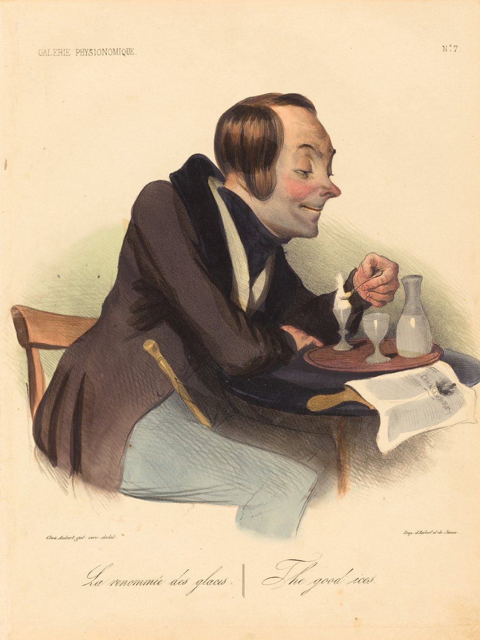 Iskremens berømmelse av Honoré Daumier