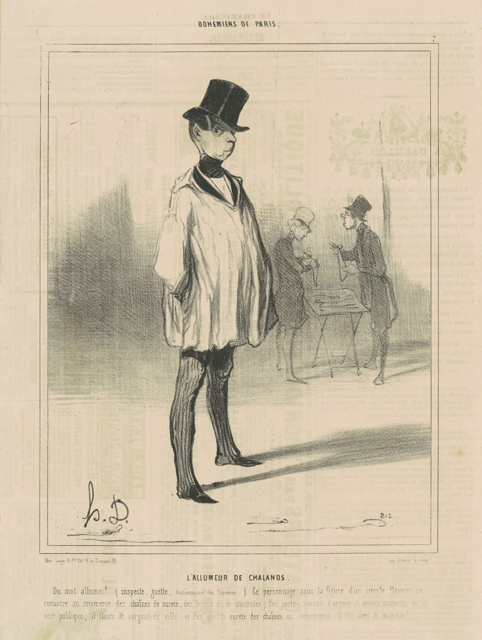 The Lighter of Lektere av Honoré Daumier