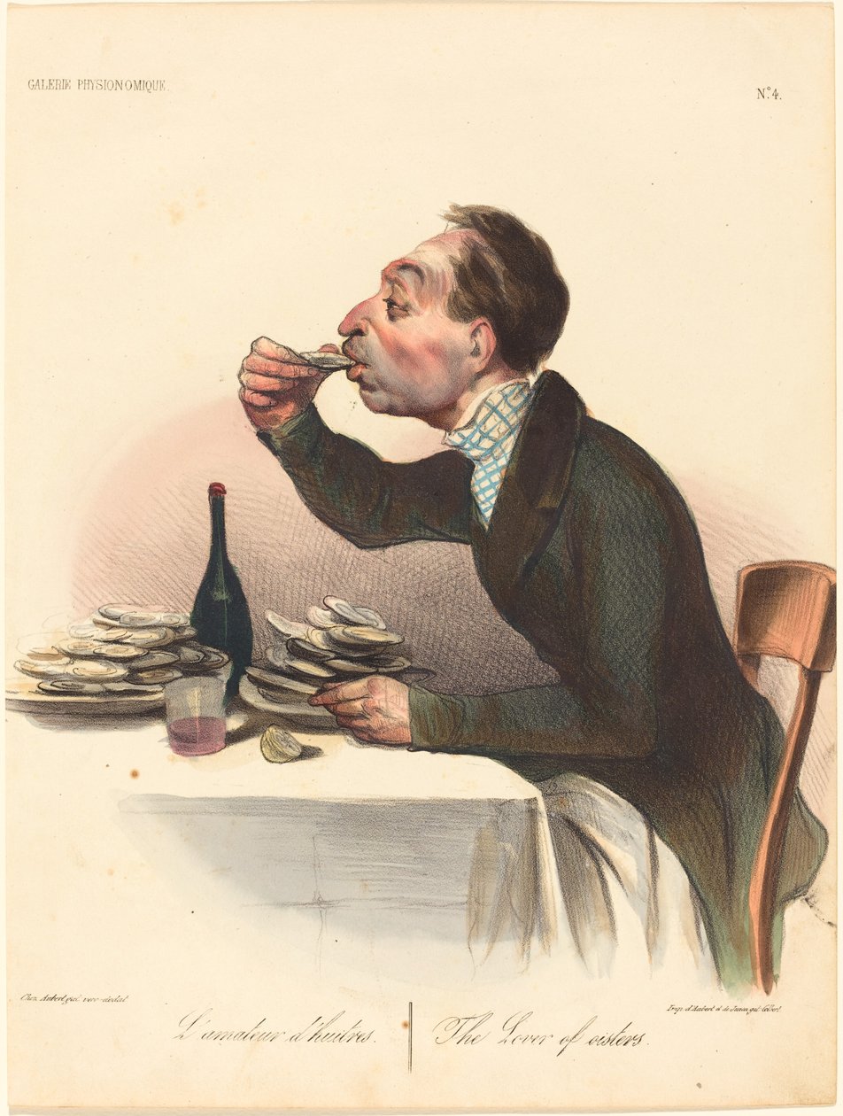 Østerselskeren av Honoré Daumier