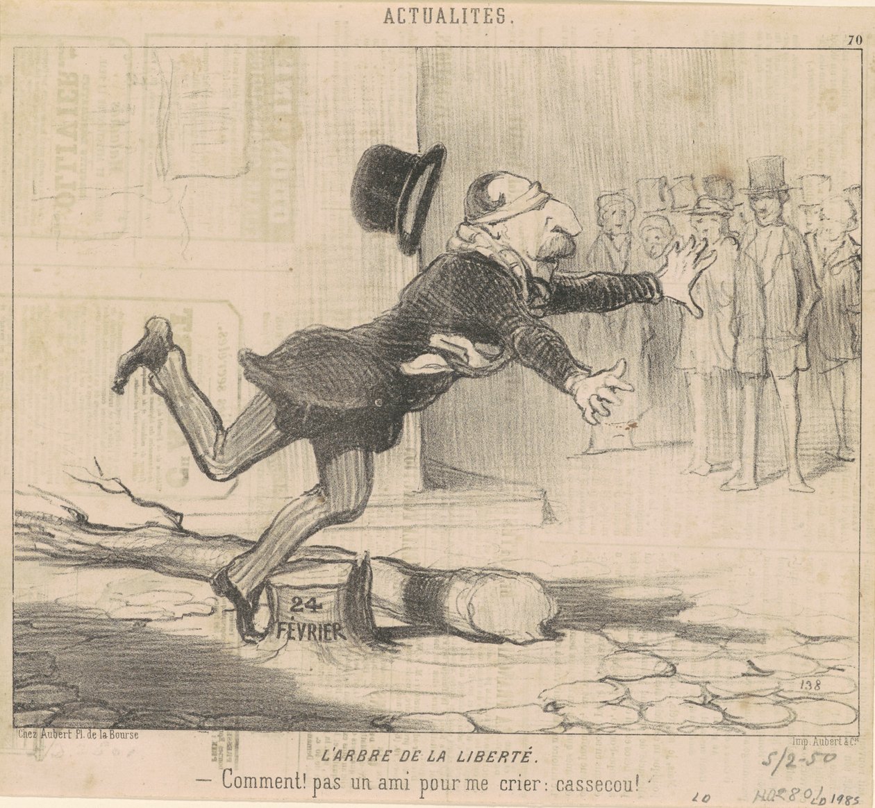 Frihetens tre av Honoré Daumier