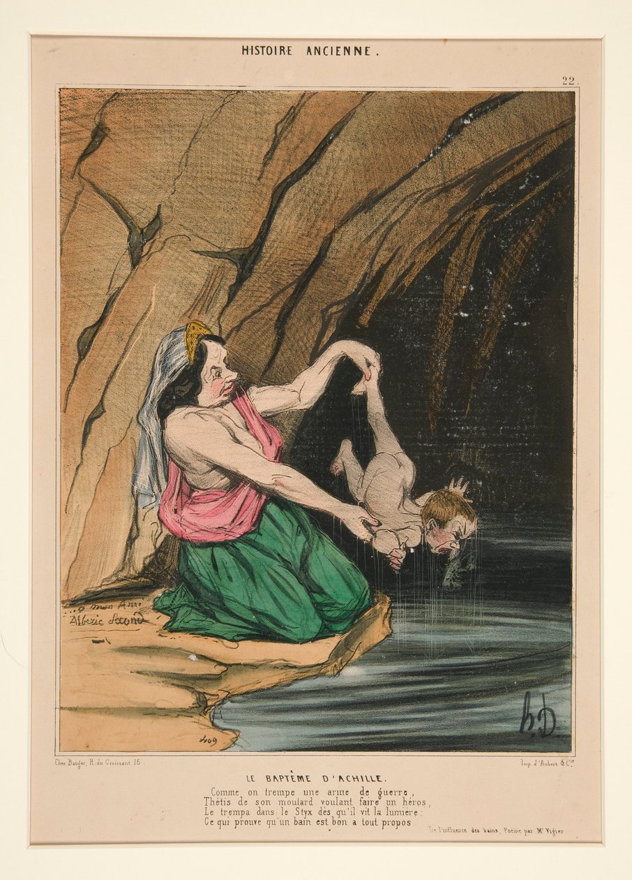 Dåpen av av Honoré Daumier