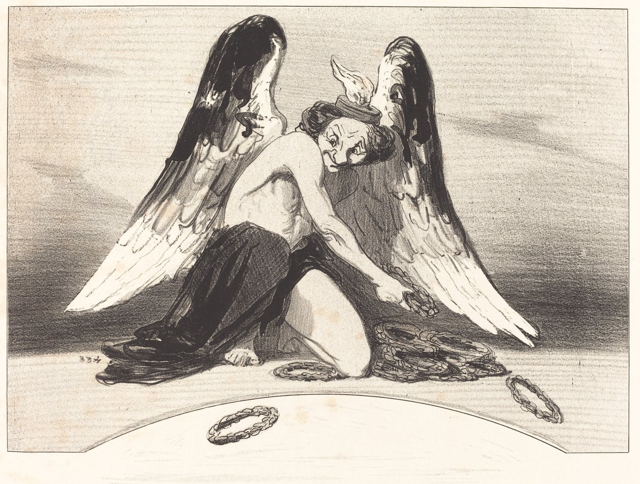 Le Charivari takknemlig for året 1841 av Honoré Daumier