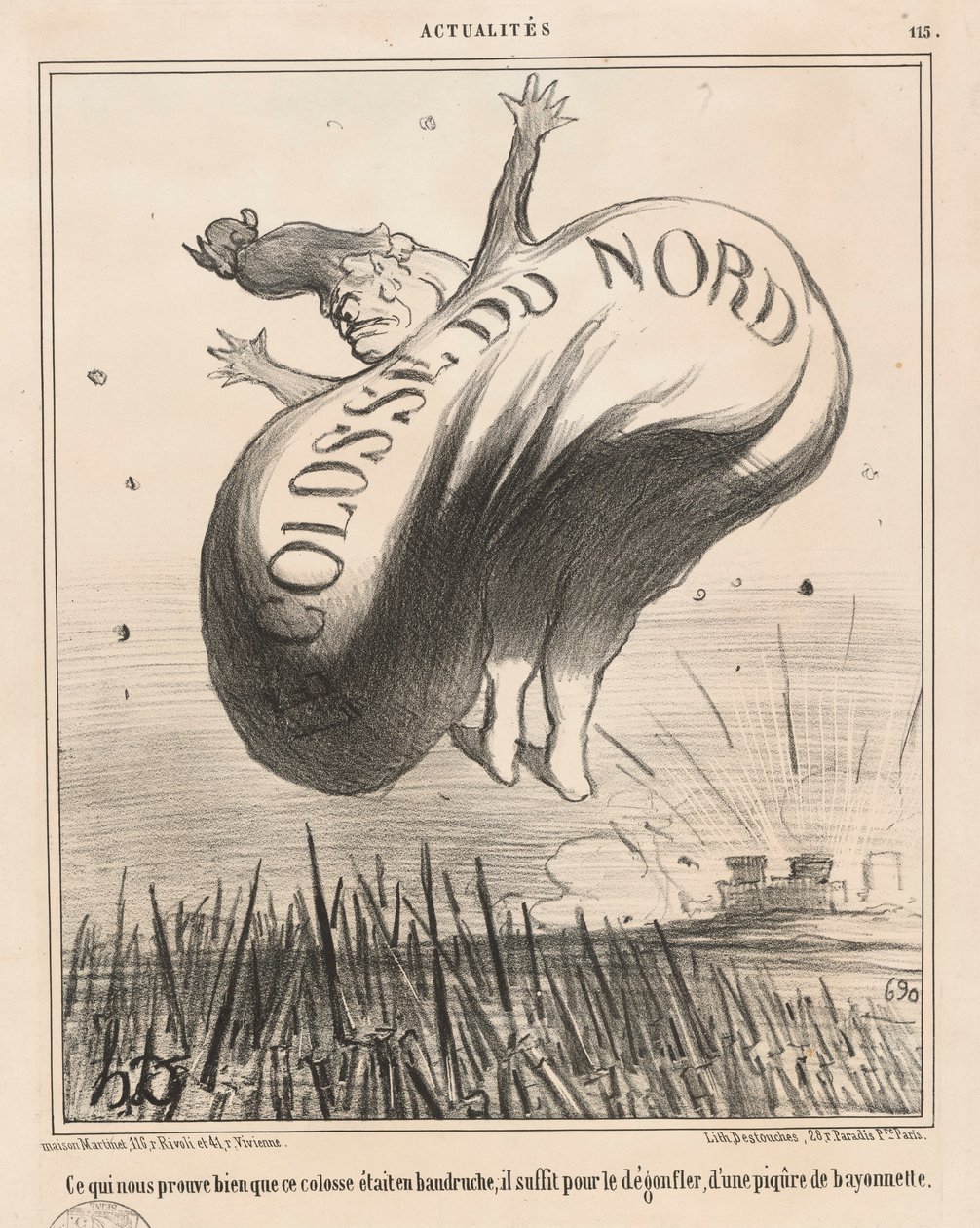The Colossus of the North (Hva viser seg godt for oss av Honoré Daumier
