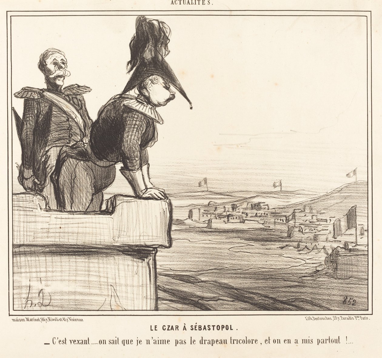 Tsaren i Sevastopol av Honoré Daumier