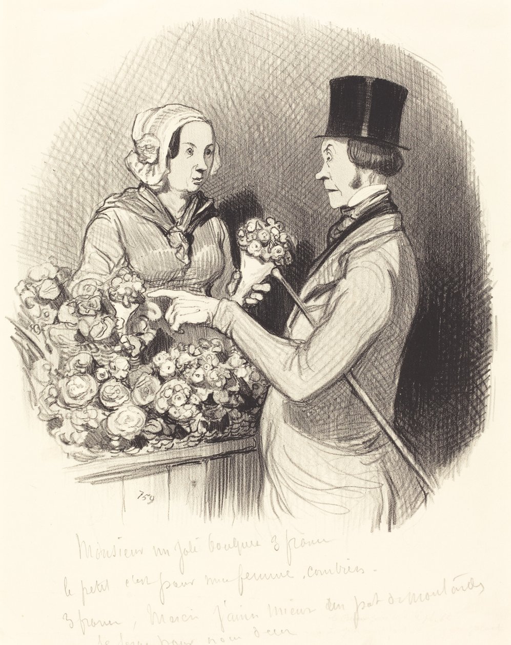 Dagen da du må være galant av Honoré Daumier