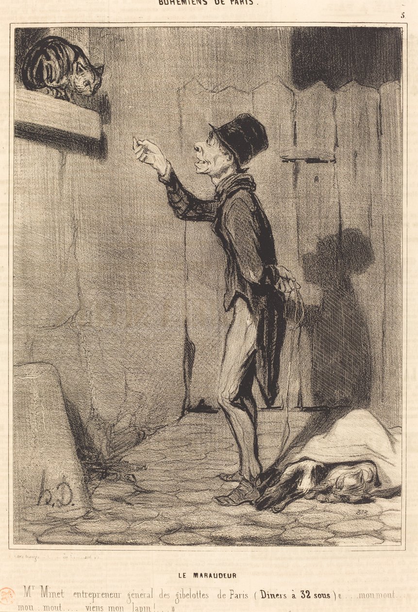 Marauderen av Honoré Daumier