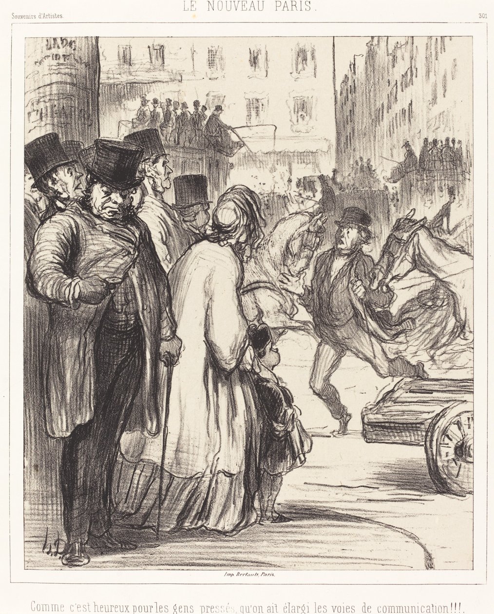 Det nye Paris av Honoré Daumier