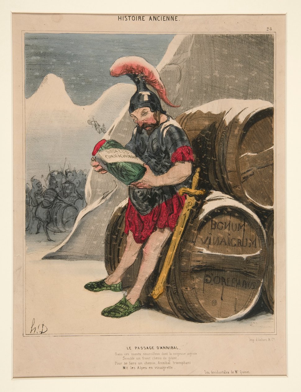 Passasjen av av Honoré Daumier