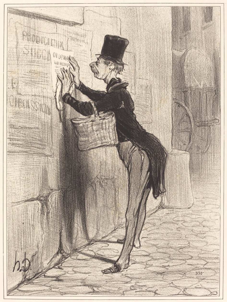 Plasseren av Honoré Daumier