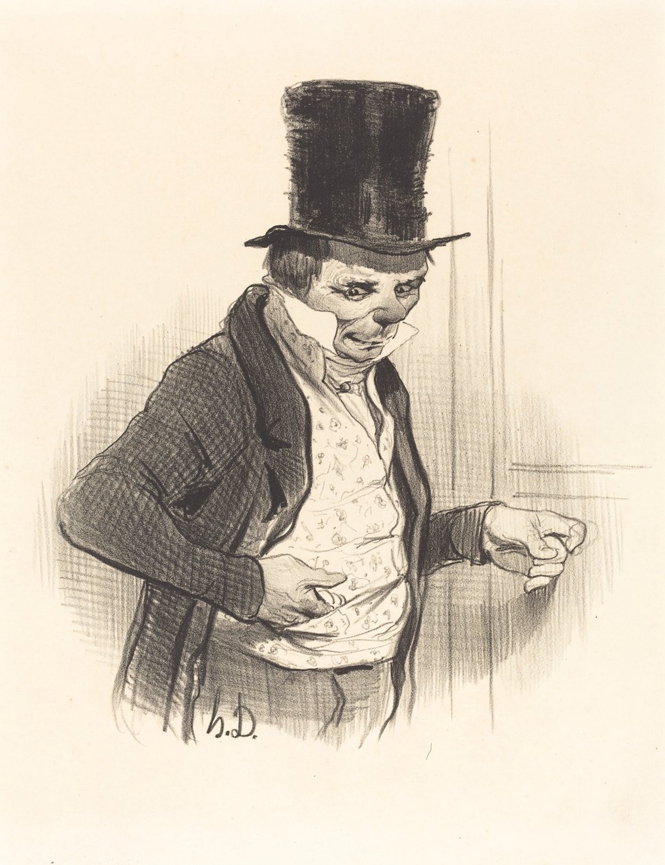 Portieren på tur... av Honoré Daumier