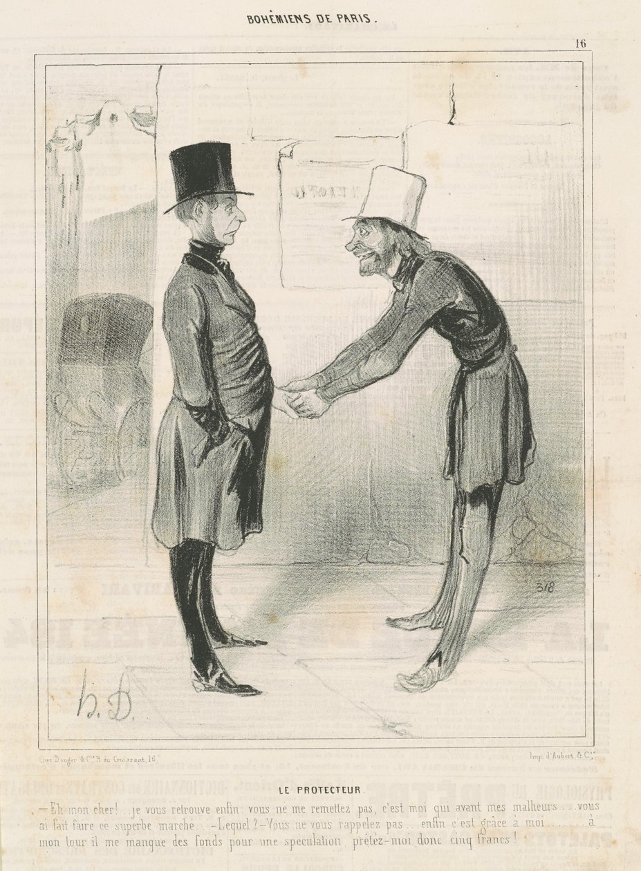 Beskytteren av Honoré Daumier