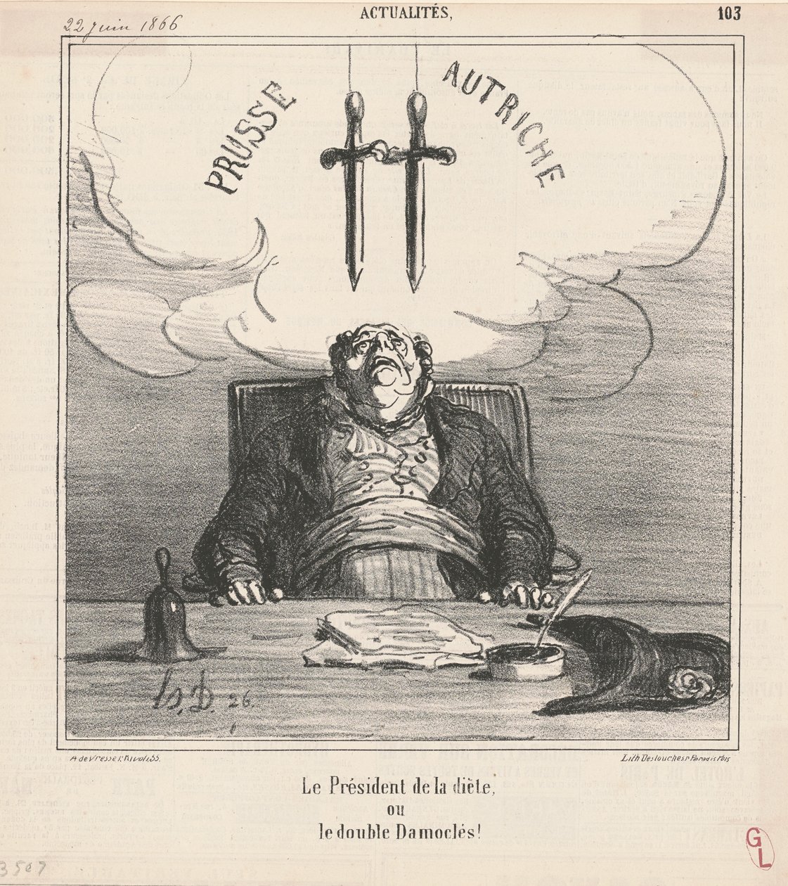 Diettens formann av Honoré Daumier